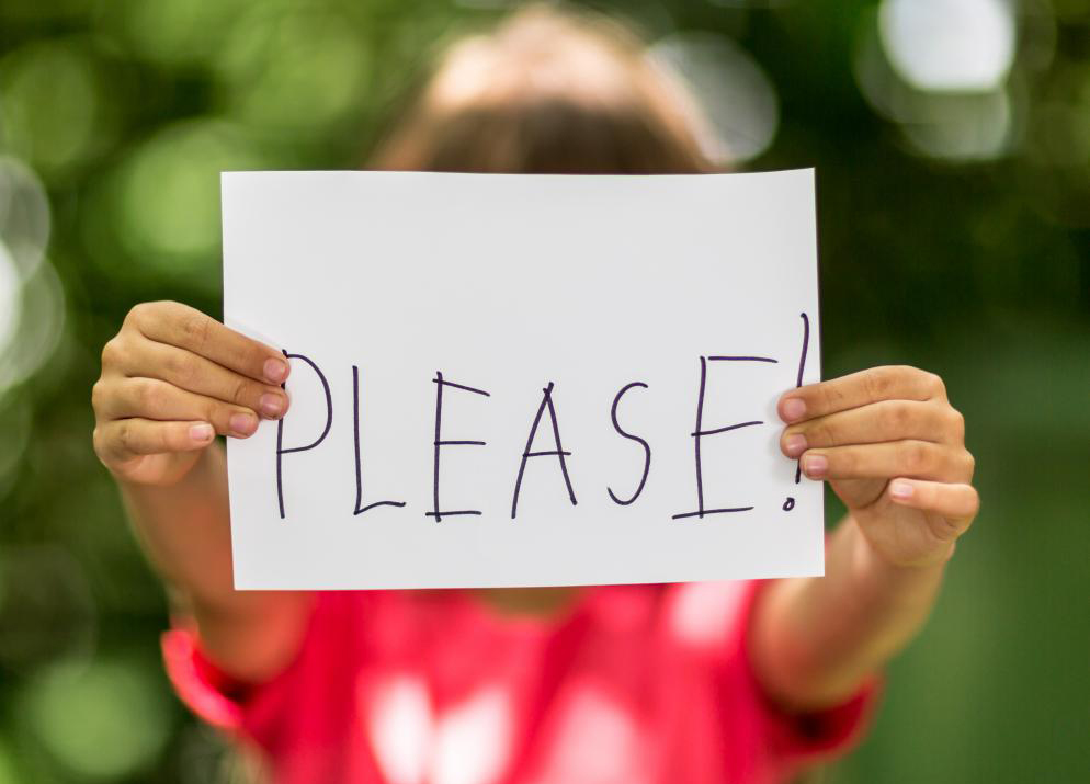 please